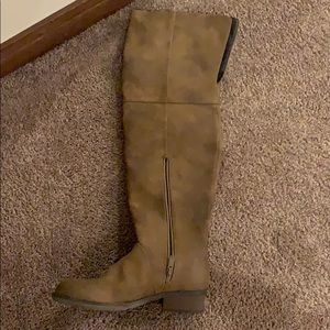 Very Volatile Brown Knee High Boots